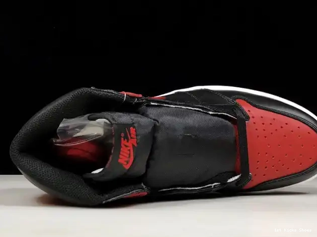 1st Kicks Shoes Jordan 1 Air 555088-001 Retro Banned High OG 0530